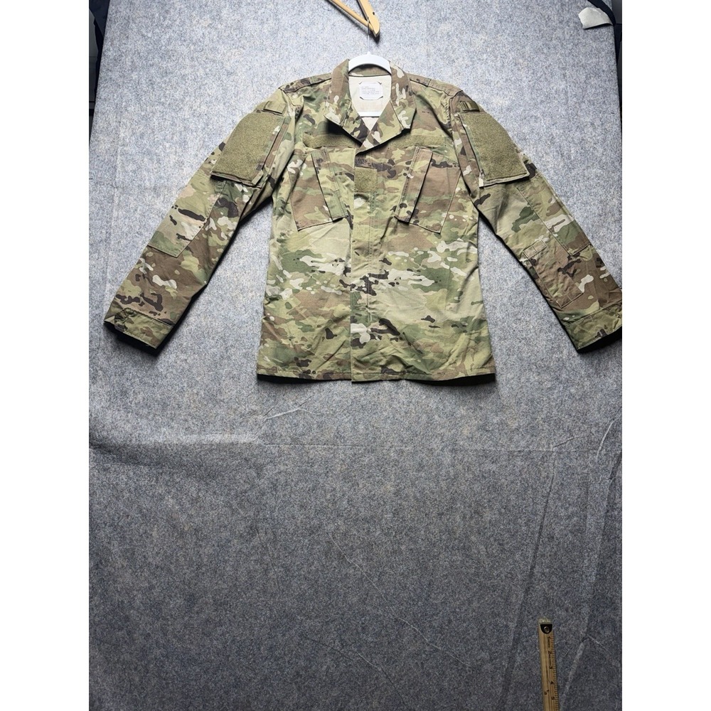 US Army Combat Uniform Jacket MC Camo FR Ripstop‎ Size 33 Long NSN 8415016233001 - Picture 12 of 12